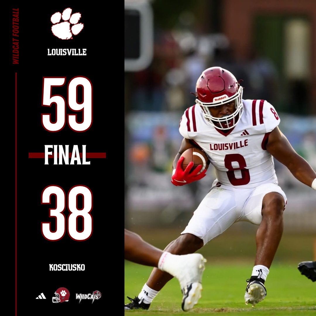 LHSWildcats_FB's tweet photo. Week 7 Final v Kosciusko https://t.co/7zEvKRlXev