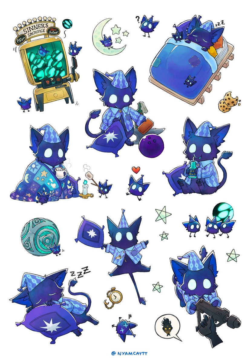 nyamcattt's tweet photo. assorted rems #deadlock https://t.co/eiFNA17oKN
