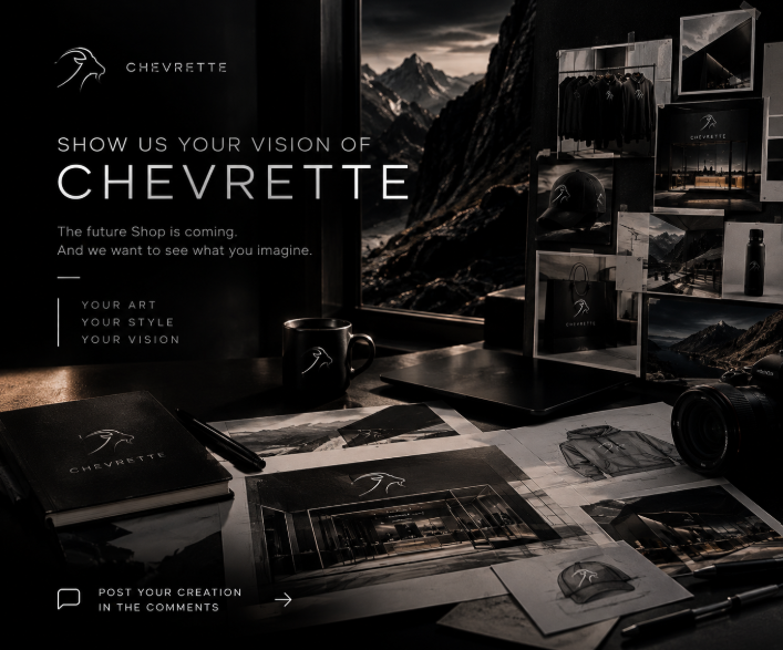 chevrette_net's tweet photo. 🎨 SHOW US YOUR VISION OF CHEVRETTE.

We’re preparing something new for the Chevrette ecosystem — our future Shop.

But before we show you what we have in mind, we want to see what YOU imagine.

Create a picture, artwork or concept showing what the Chevrette Shop could look like.

Your style.
Your imagination.
Your vision of Chevrette.

Then post your creation in the comments. 👇

We want to see what the community can create.

Maybe your artwork will inspire the future of Chevrette Shop. 🖤

Let’s see what you’ve got.

#Chevrette #ChevretteShop #Art #CommunityRadio