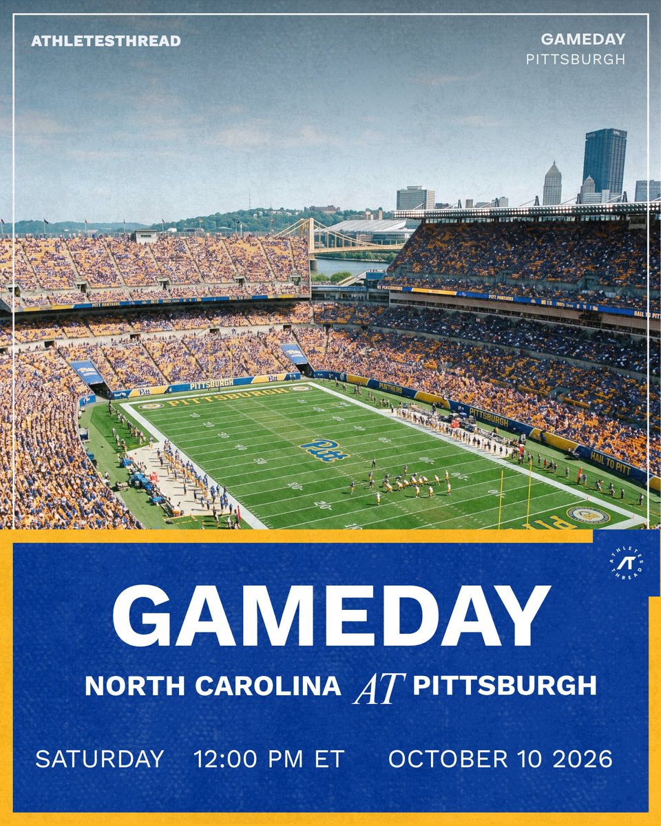 PantherThreads's tweet photo. It is a Pittsburgh gameday 🏟️ Kickoff at 12:00 PM ET. Pull up, show out, and wear it proud.

Shop the official collection 🛒 https://t.co/Q2O7nkPGCY

#Gameday #H2P https://t.co/ljJV6aJq3n