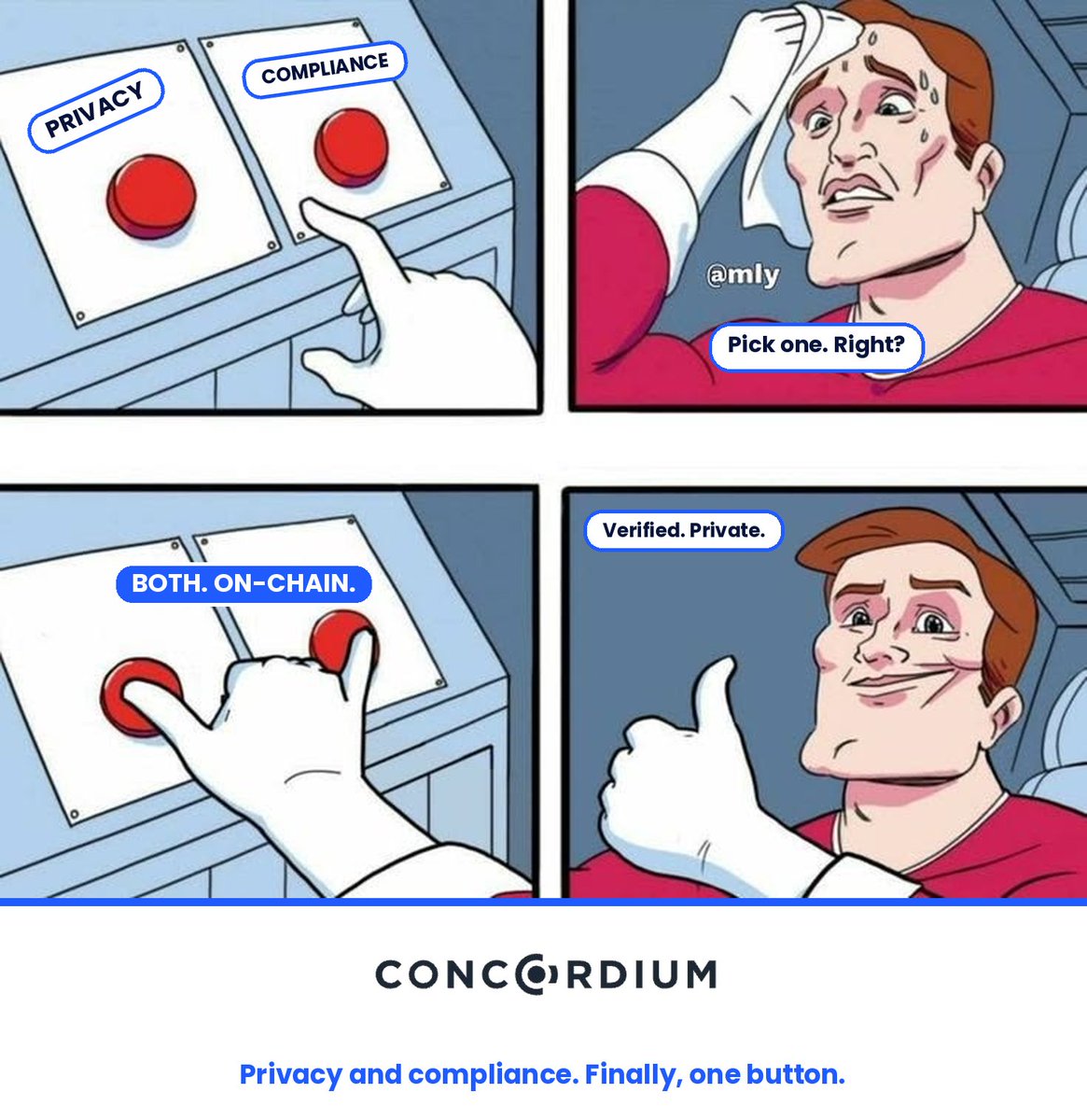 mark_greaat's tweet photo. Nobody trusts a payment with no name behind it.
AI agents are starting to send them anyway.
@Concordium makes identity the default: verified, accountable, private by ZK.  $CCD is the ticker put an eye on the gem https://t.co/YxGV2cBz4m