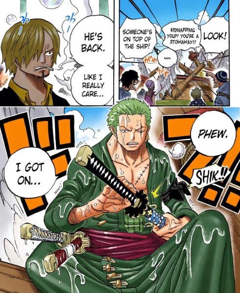 whirlysanji's tweet photo. and if i said the sabaody reunions were between the strawhats closest to each other https://t.co/f3QrioZ4Z6