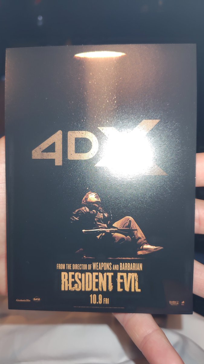 HAKUgamesgo's tweet photo. バイオハザード見た！面白かった〜

一般人はこうなってしまう、という映画

今までとは違う作品という事がよくわかる

初めて4XD/2Dのシアターで見たんだが演出が凄い

イスが360°と3Dでもグルグル動くからチェイスとか全身で感じた

あれは迫力あるわ

これは4XDにハマるのも分かる

最高

#バイオ https://t.co/ASQwsHKuNO