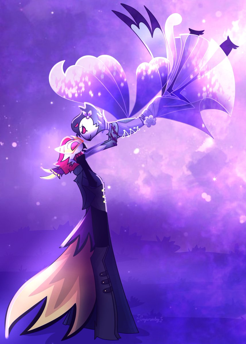 Cyaneaby's tweet photo. Day 6: Fairytale (AU or Fantasies) 🌸

Honestly, I really enjoyed drawing Stolas as a fairy 👀

@stolagoweek #StolagoWeek2026 #HelluvaBoss #Stolago #Stolassago #OwlStar #Vassago #Stolas https://t.co/Xc8XS1Es6x