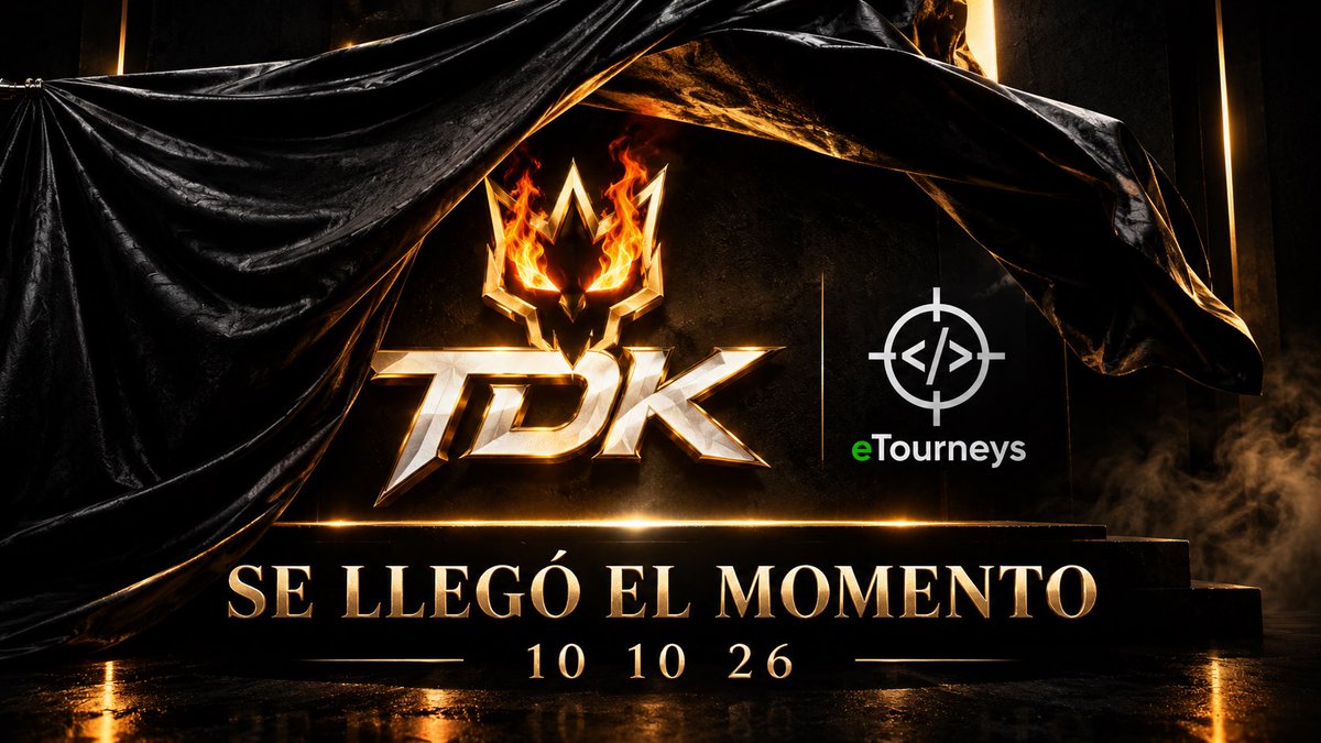 TDKGamingORG's tweet photo. UNA NUEVA ERA ESTÁ POR COMENZAR.

TDK Gaming  × eTourneys

No venimos a ser uno más. Venimos a innovar la forma de organizar, presentar y vivir los torneos competitivos. Transparencia, reglas claras y una visión que va más allá.

El futuro de la competencia se construye hoy. 

Nos da felicidad compartir que somos dueños de una nueva plataforma realmente nueva e innovadora! 

Gracias @ElEmmasher  mi socio y amigo por confiar en nosotros! 

Y a @TdkJoe  por no quitar el pie del renglón! 

Aremos la verdadera diferencia! 

Y falta un la sorpresa más desde PUERTO RICO! 

🇲🇽🇺🇸🇵🇷

#TDK #eTourneys @eTourneysMX @TdkJoe @ElEmmasher