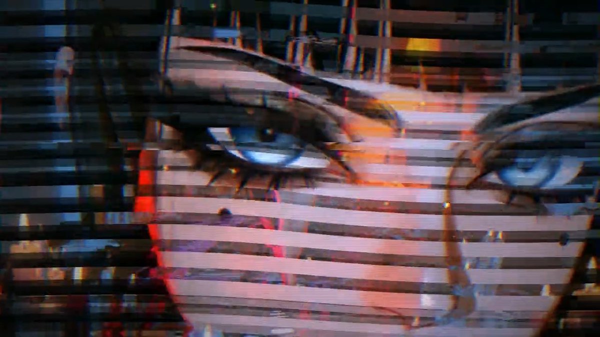 A stylized, close-up view of a woman's intense blue eyes peers through horizontal blinds, illuminated by neon pink and orange city lights that suggest a cyberpunk or film noir aesthetic. The hidden, watchful gaze behind the slats reinforces the "Come Back For More" caption, evoking a sense of mystery and lingering anticipation.