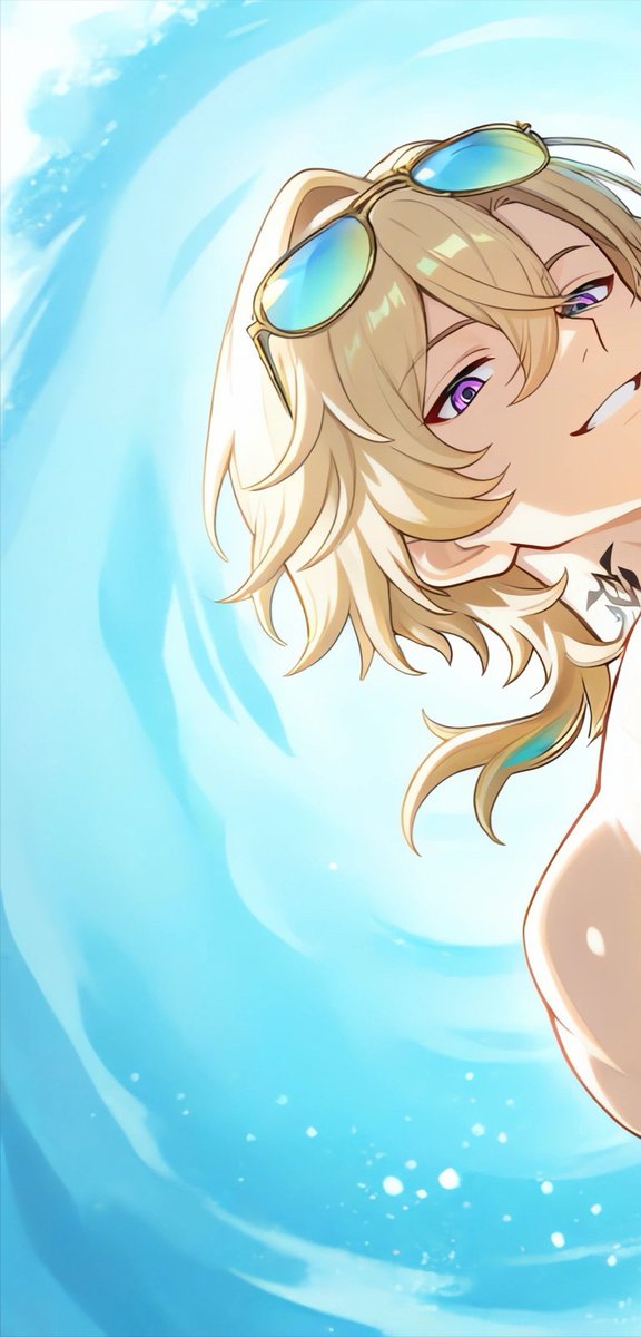 SilverKoray's tweet photo. #AventurineWaveflair #砂金·戲浪 #AIArt
#HonkaiStarRail #HSR #崩鐵 #崩壞星穹鐵道
跟砂金一起衝上浪尖，直到頂點。
Ride all the way to the peak with Aventurine.

Come and get more at my Patreon https://t.co/OcvbjxMHsk