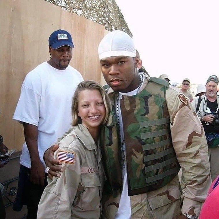 hrdevrythng's tweet photo. 50 cent in Iraq (2004) https://t.co/0wICPtSL62