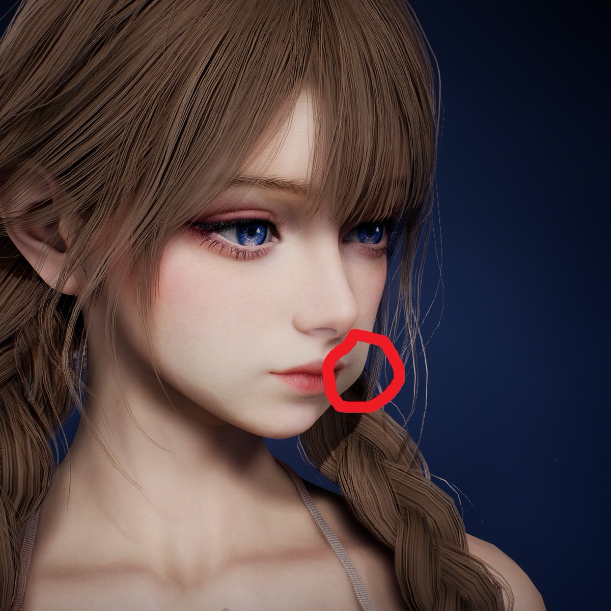 goodsun_01's tweet photo. AION2のキャラクリ、正面顔は何ともないけど角度付けると頬付近に制御不能な膨らみができるの改善してほしい。スライダー追加してくれー

#AION2📷 https://t.co/GqlxU5ZkgI