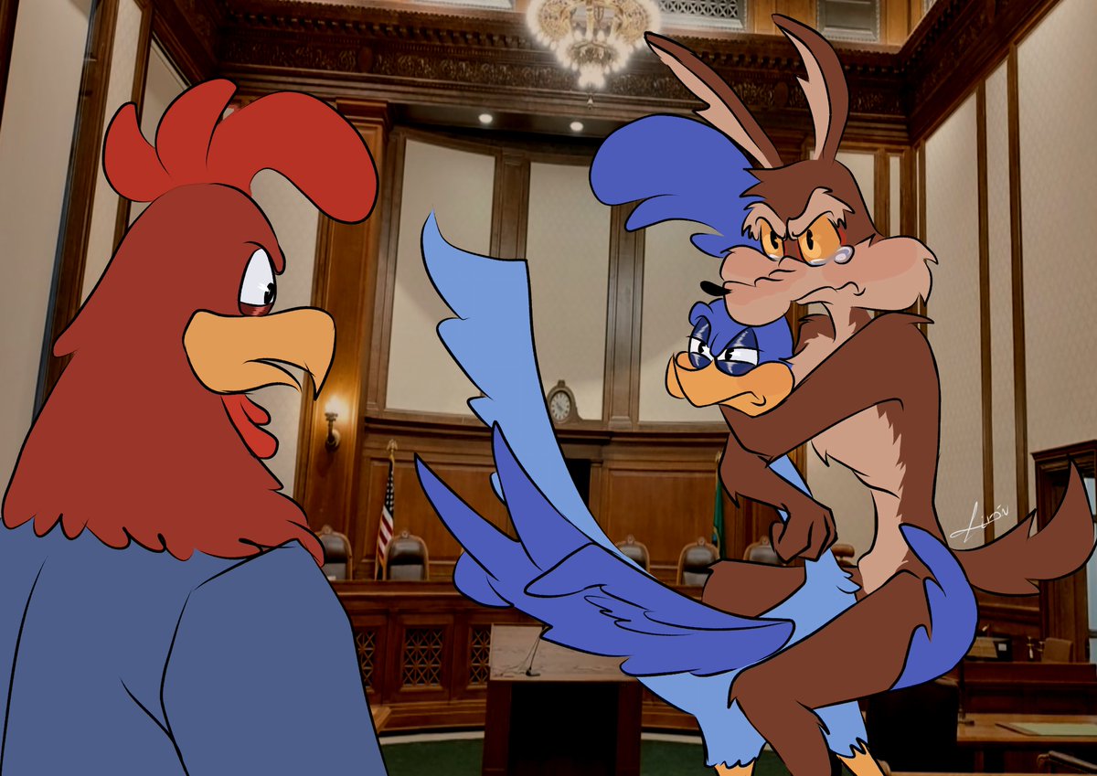 Lir0n_1y6's tweet photo. Cuando el Gallo Claudio dijo que a nadie le importaba el coyote 

El cojecaninos: No te metai con mi caramelito, porque te saco la beep beep!!🤬💢😠
#wilerunner #wileroadㅤㅤ https://t.co/7jbxnnIWbD