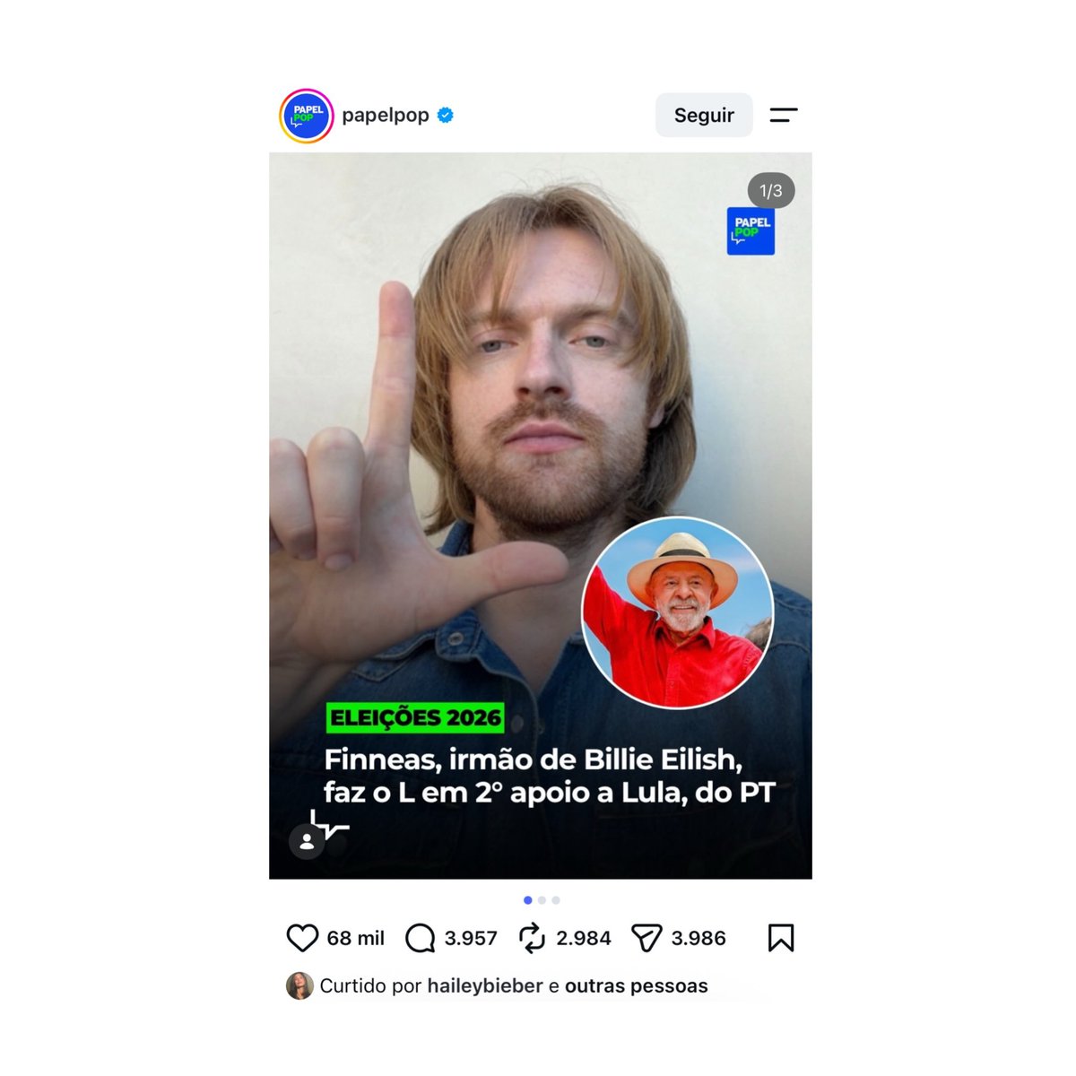 intentisons's tweet photo. eu era bolsonaro mas agora que vi que a hailey bieber é petista eu tô totalmente influenciada por ela, agora dia 25 é 13! https://t.co/fKZyiKVELj