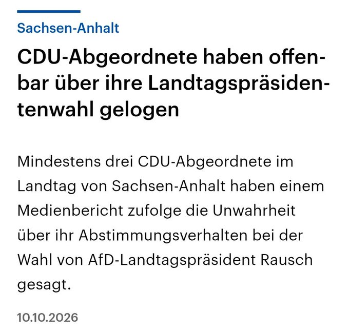 einzorn's tweet photo. und wieso ist sowas nicht strafbar? die haben verdeckt die #noafd gewählt. die #nocdu ist kein bisschen besser. alles eine braune sauce https://t.co/FHPgxdUW0F
