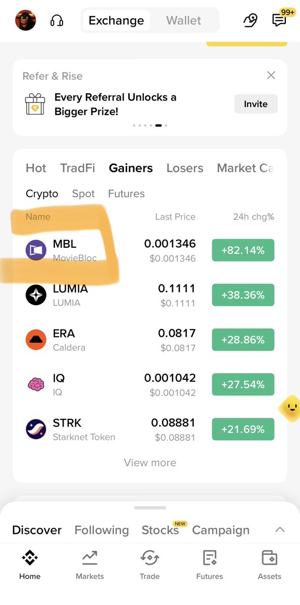 Cryptobullmaker's tweet photo. $Mbl 2x in few days 

It was the most perfect chart and i told u why we added 

 We added at 0.0007 
Current price 0.0014 

Up 100% 

V few can give these type of swing trades on Binance

I give the best coins just want to split and have patience

Dont forget to like and retweet https://t.co/kxi5sI9pZl