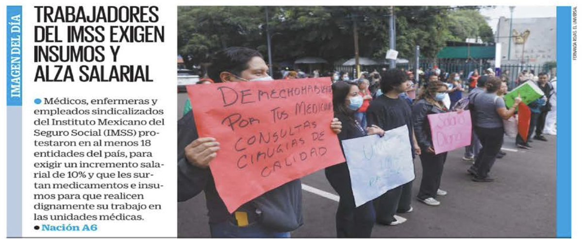JLozanoA's tweet photo. 🚨Cuando gastas el dinero en programas clientelares y sacrificas presupuesto destinado a la salud se llama negligencia criminal. Todo fallecimiento o padecimiento provocado por esta conducta es delito culposo.

@Tu_IMSS 

@Reforma @El_Universal_Mx @elsolde_mexico @LaCronicaDeHoy https://t.co/Lr1iQtCI4D