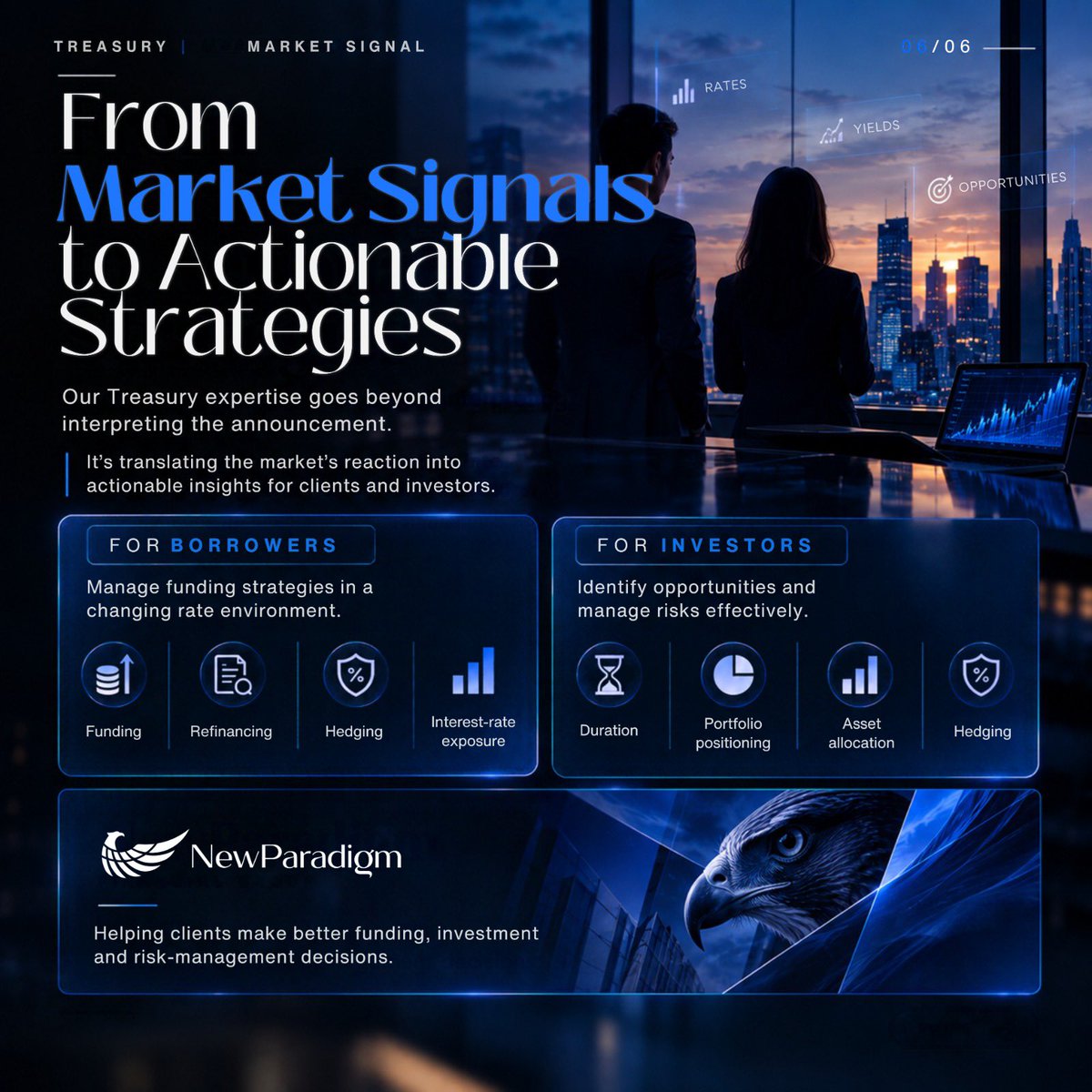 NewParadigmFG's tweet photo. Bond yields tell more than the headline. 📈
For borrowers, they can influence funding, refinancing and hedging decisions. For investors, they can shape duration, positioning and asset allocation.
Market movement → Business impact → Strategic action.

#NewParadigmFinancialGroup https://t.co/b4sPpkfeRl