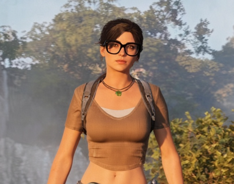 FedupCitiz9n's tweet photo. @Pirat_Nation That thing isn't Lara Croft. It's an angry white liberal Karen. https://t.co/THQzWkhN2W