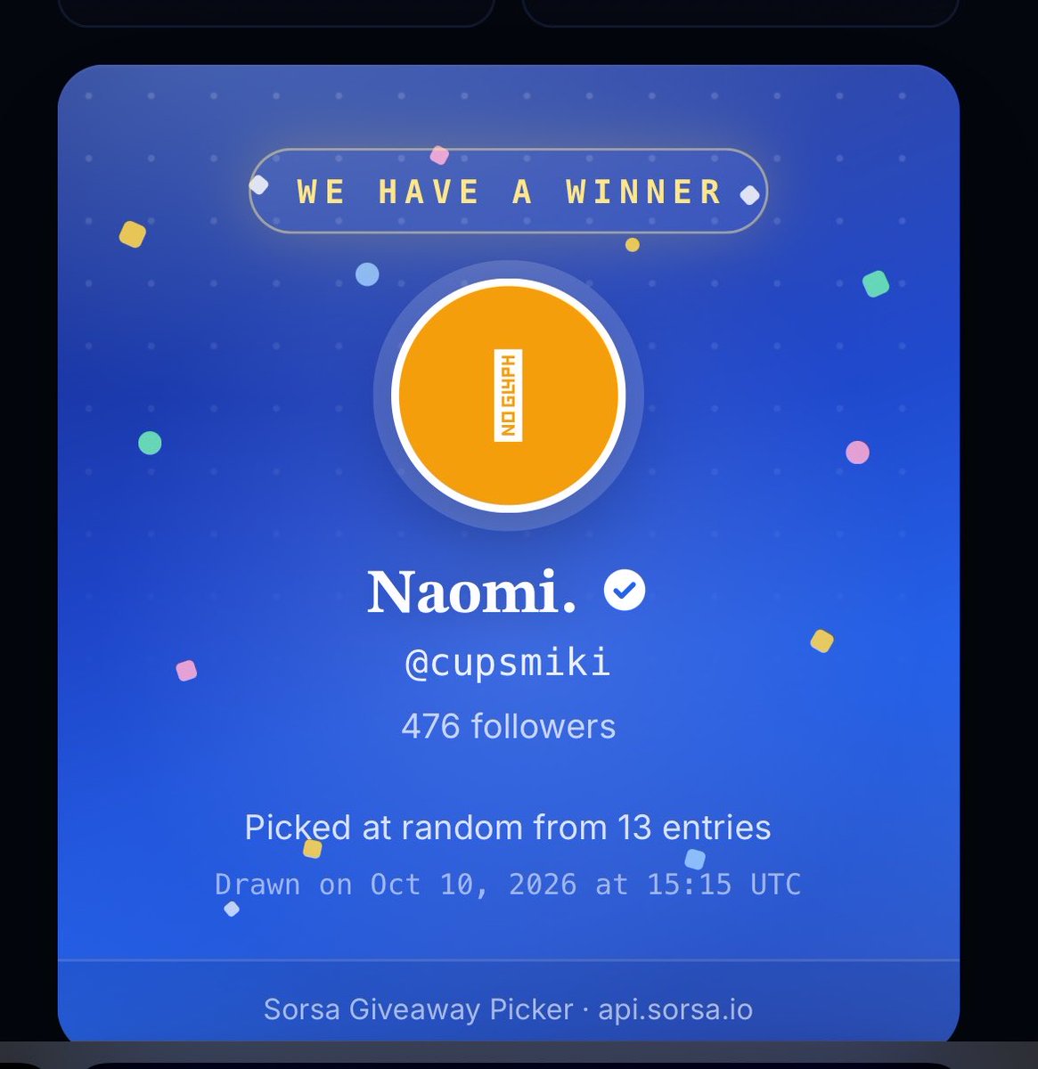 cupsyeri's tweet photo. Bye Sena.. hangus yah. 

Celamat🤭⭐️ @cupsmiki 
tidak claim 5 menit hangus❤️‍🔥 https://t.co/uZN3STDXzi