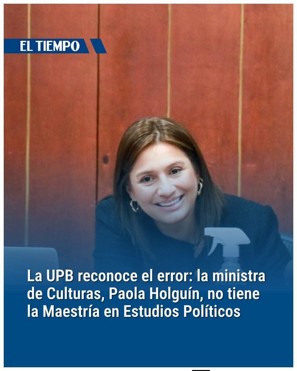 Eclides3's tweet photo. La Doctora Paola Holguín no tiene maestria en Estudios Políticos, pero tiene una larga convivencia con:
Personajes del narcotráfico.
Con testaferros del narcotráfico.
Con la Cultura Traqueta.
Con personajes del paramilitarismo.
Con Federico Gutiérrez.
Quieren halgo más? https://t.co/vBX1dC4Vnv