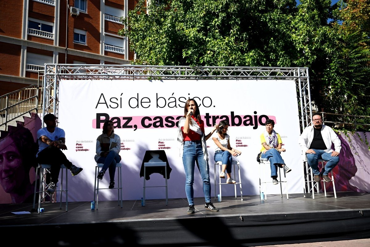 ionebelarra's tweet photo. Paz, casa y trabajo. Ese es el camino que tenemos que seguir de aquí al 29 de noviembre. Porque hay que acabar con el negocio de la vivienda y con el encarecimiento de la vida que está asfixiando a la gente. Gracias Getafe por acogernos hoy. https://t.co/178tArMMBd