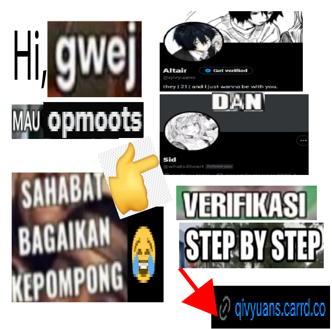 qivyuans's tweet photo. Hai warga #unlabledtwt #anitwt #wuwatwt gua dan my sayang friend teman seperguruan gwehj @whats4heart ingin mencari teman dengan KRITERIA: MINOR jangan mendekat!, 02 voters mending ke laut aja, homophobic jangan interact. Sisanya kalian bisa kepoin sambil hmu hmu dibawah iyh 🫶 https://t.co/10eikZwYG9