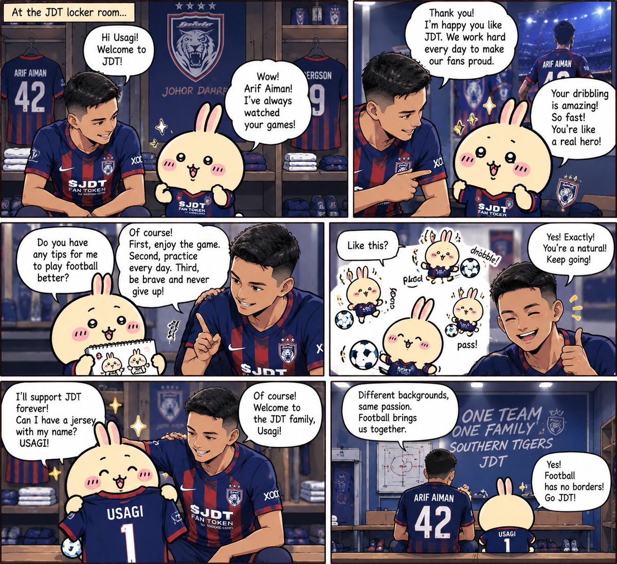 aPrecureFaninTW's tweet photo. usagi and arif aiman
#jdt
#chiikawa https://t.co/L9pQunzxDu