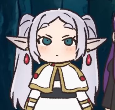 GifsAnime_'s tweet photo. Mini Elf Frieren https://t.co/xrZjeFktPC