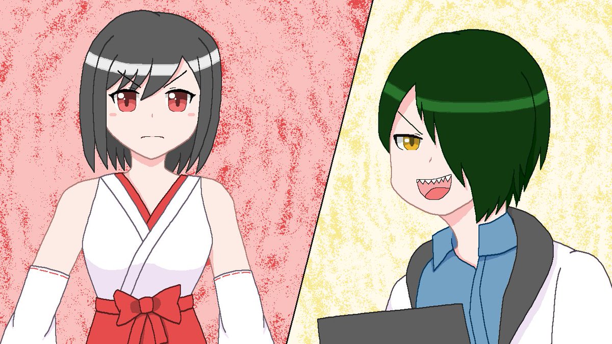 X_nakisakebe_X's tweet photo. クロハ決闘伝
６ボス撃破後のボス４体中２体完成！
残り２体を制作中！会話、バトルパートはネタバレになって出せないので挿絵上げておきます！
メインシナリオのボス全部作ったら次はエンドロール、沢山絵を描く必要が出てきそうだ！
#スーパーゲ制デー https://t.co/9SE9Da9CEn