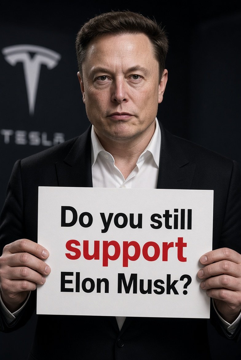 Natute123's tweet photo. 🔥 Be honest… do you STILL support Elon Musk? 🚀

💙 YES — Always!
🤔 NO — My opinion has changed. https://t.co/P8RBwC6Oad