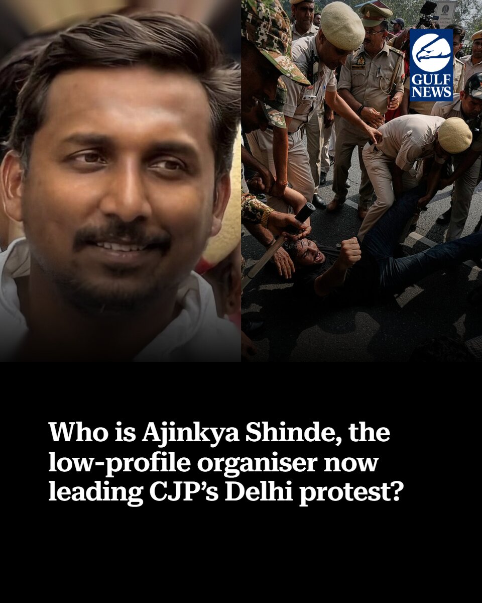gulf_news's tweet photo. “After us, Ajinkya will lead this movement.” Dipke named Shinde to take charge if leaders were detained. Now he is calling supporters to march.
https://t.co/tUHK9Y7Wv3 https://t.co/3mg74MihZe