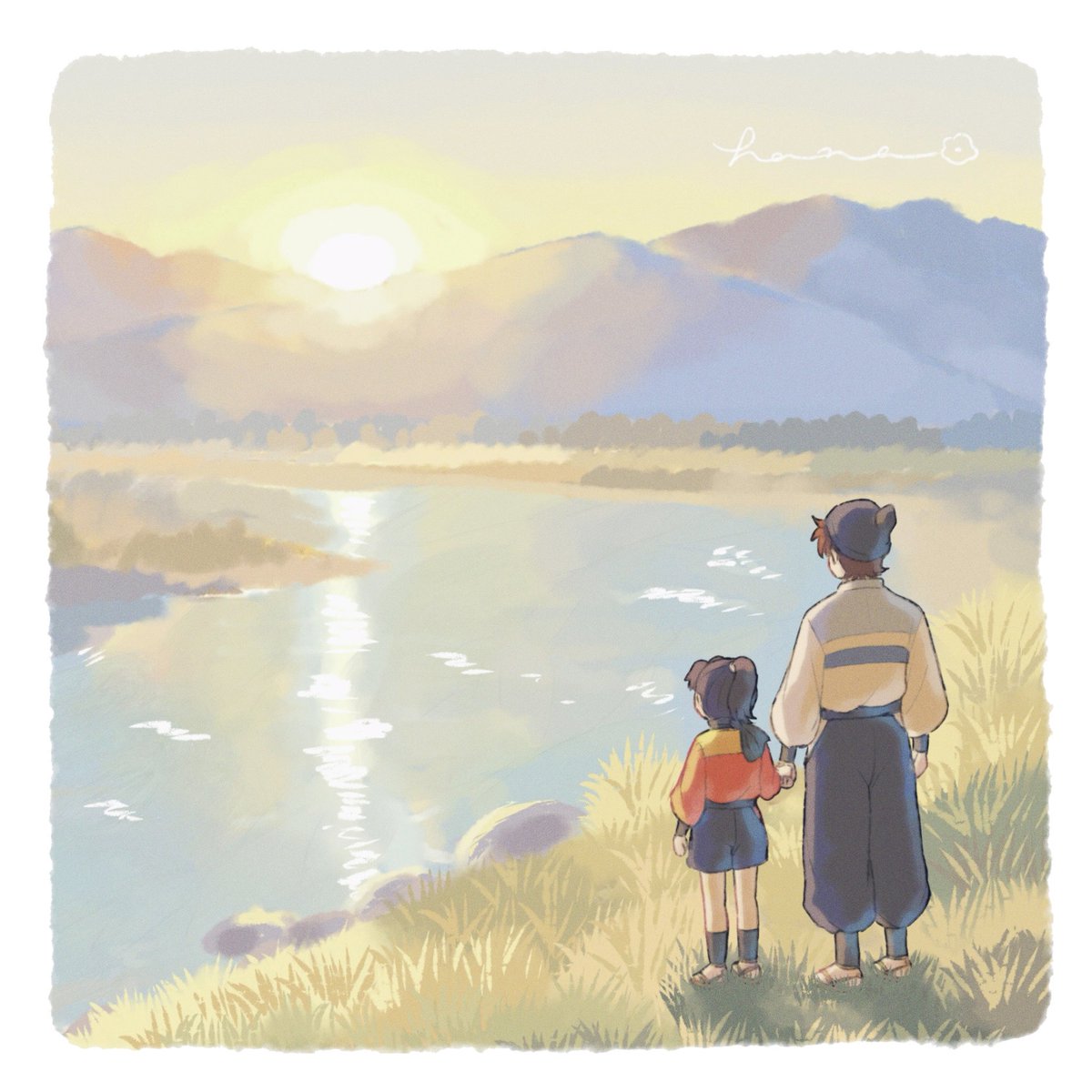 poeeehn's tweet photo. 朝日を見にきた土きり https://t.co/ZYU8tXuwKy