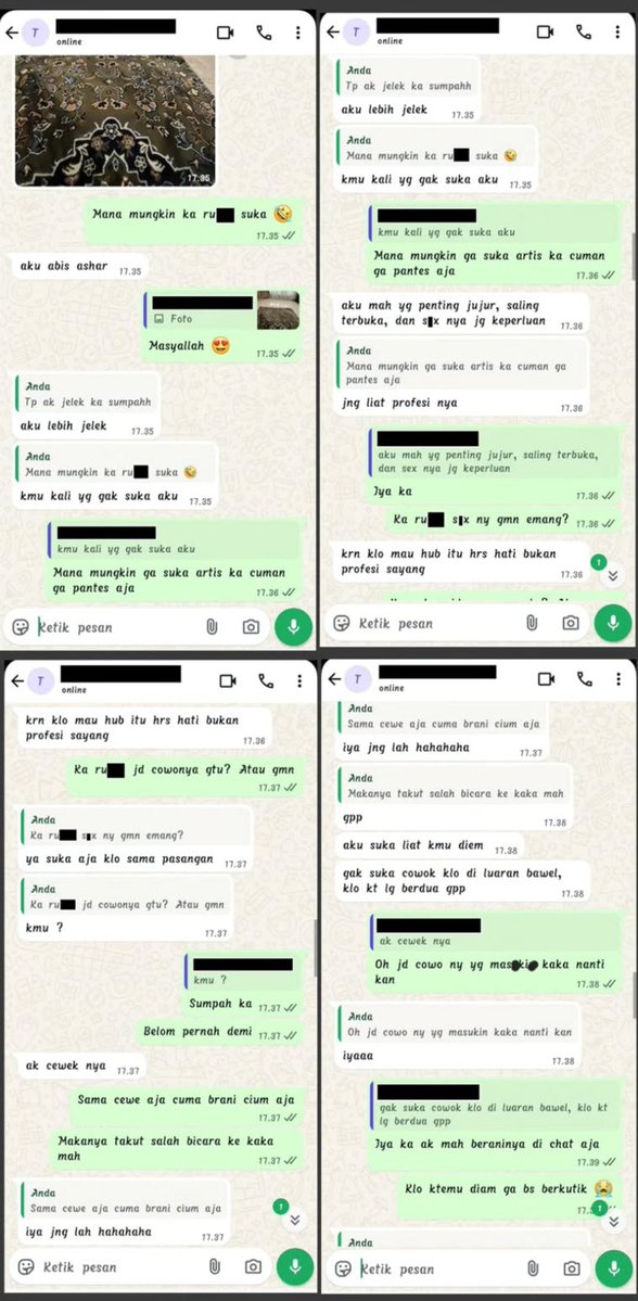 ayyalune's tweet photo. sarwendah akhirnya buka suara dan rilis bukti ruben onsu vc sama cowok, bilang nyari partner hidup sambil ngerayu minta ditemenin dan ada chat mesumnya juga

https://t.co/jxbGAd4NFN