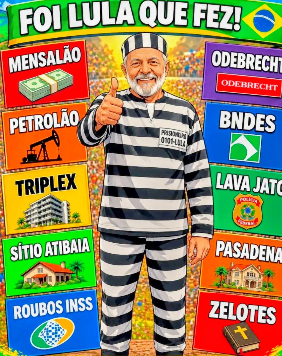 viniciuspita82's tweet photo. @updatecharts Se vc defende isso, problema é você e não o Lula https://t.co/mV2uQwNwOW