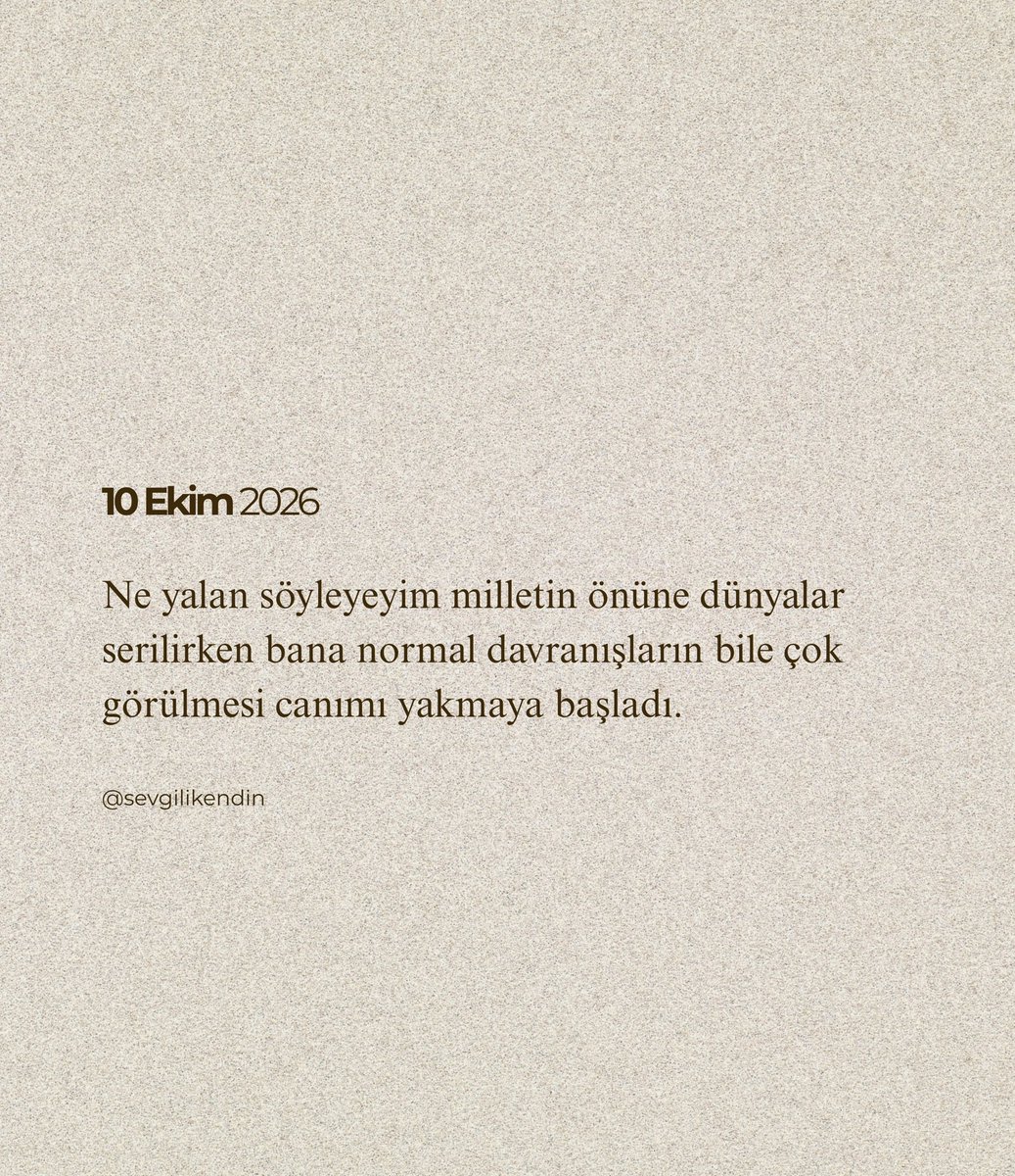 sevgilikendin's tweet photo. 10 Ekim https://t.co/FJXF5J7ZCk