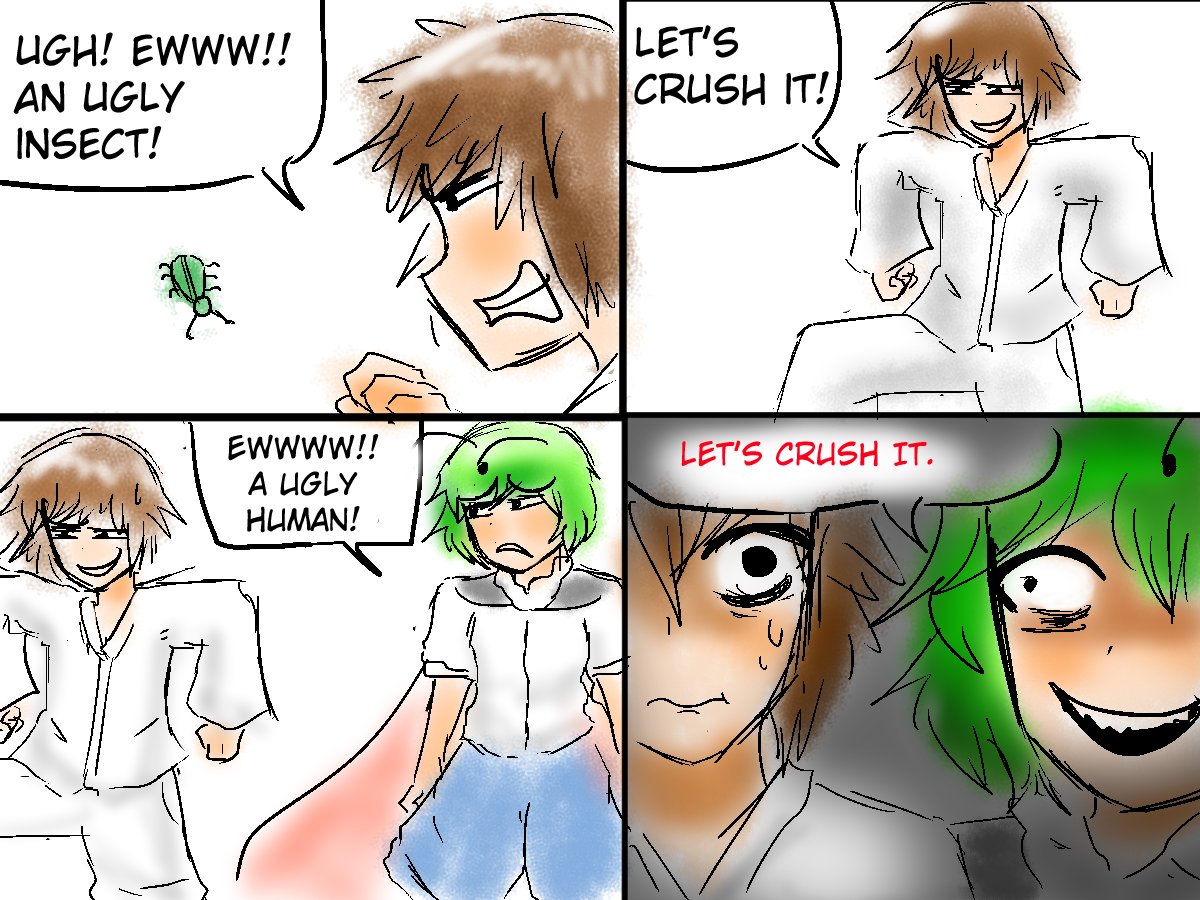 kuweenmino's tweet photo. old wriggle comic https://t.co/k0PiGgY4dE