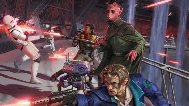 JdrCorner's tweet photo. D&amp;D × Star Wars : deux livres officiels annoncés pour 2027 !

Règles adaptées à Star Wars, missions secrètes pour l'Alliance rebelle et nouvelles aventures galactiques !

#DnD #StarWars #JDR

Toutes les infos dans notre article 👇

https://t.co/w3lYZR4xxi https://t.co/bxXOk8EYuM