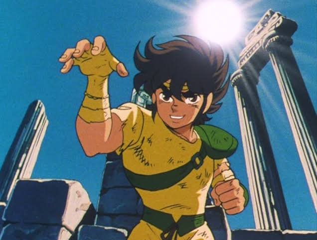 Cartoonhistory2's tweet photo. 40 years ago today, ‘Saint Seiya’ began airing on ANN. https://t.co/OO3cV6mcai