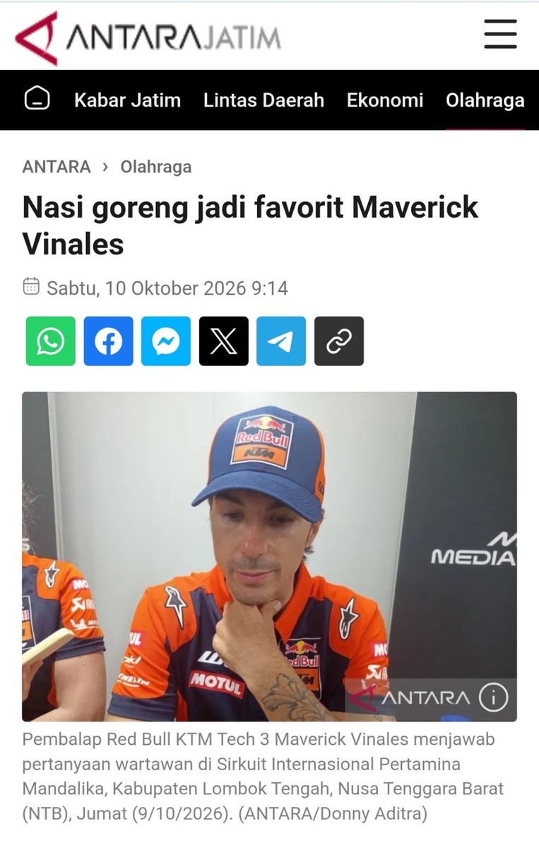 MonisaKendora's tweet photo. mudah-mudahan dampak positif Injourney MotoGP terus meluas sampai ke pelosok ntb. #MandalikaMendunia https://t.co/IyrV1rEV6e
