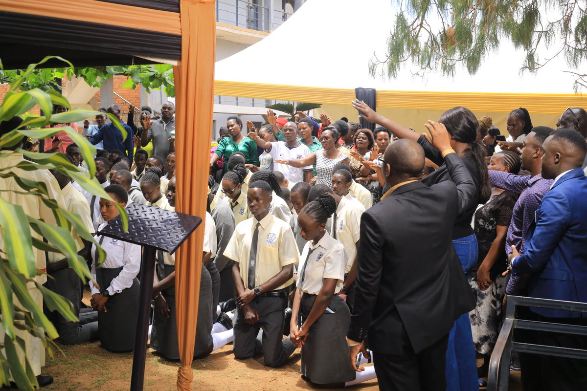 CTKbweya's tweet photo. Some of us have been here for 4 years, some 6, one truth stands out Christ The King High School Bweeya has molded us to this point and we are grateful" so were the words of the outgoing Head Prefect at the dedication service 2026. https://t.co/LEHzE6VJRn