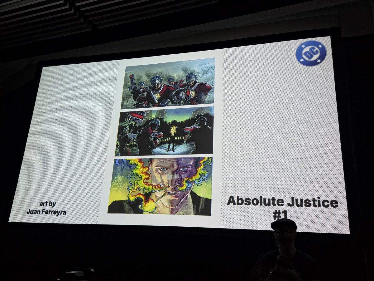 BalaquiWal's tweet photo. 🚨NEWS : DC Comics on annoncé « ABSOLUTE JUSTICE », une série d’événements en 5 numéros qui réunit Absolute Batman, Absolute Superman, Absolute Wonder Woman, et PLUS ENCORE ! 

Écrit par Jason Aaron et Juan Ferreyra. 
Sortie prévu en avril 2027.

#dc https://t.co/owrgHyfmPP