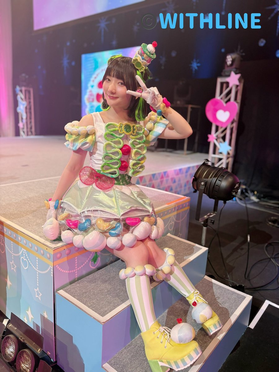 WITHLINEstaff's tweet photo. 【#丸岡和佳奈】
「おねがいアイプリ×ひみつのアイプリ　プリ♡プリライブ」昼夜公演に友坂ぐみ役にて出演いたしました！
会場&amp;配信でご覧の皆さまありがとうございました✨
引き続き応援のほど、よろしくお願いいたします！
#アイプリ
#プリプリライブ 
#おねがいアイプリ
#プリティーシリーズ https://t.co/AuNqL4jQMv