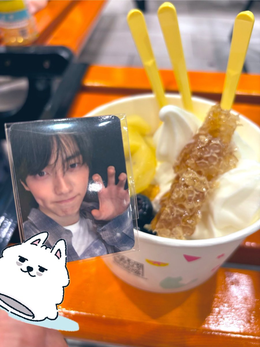 Hr_680's tweet photo. かわいい！おいしい！！🐰🍦🐼 https://t.co/z707UtPTC8