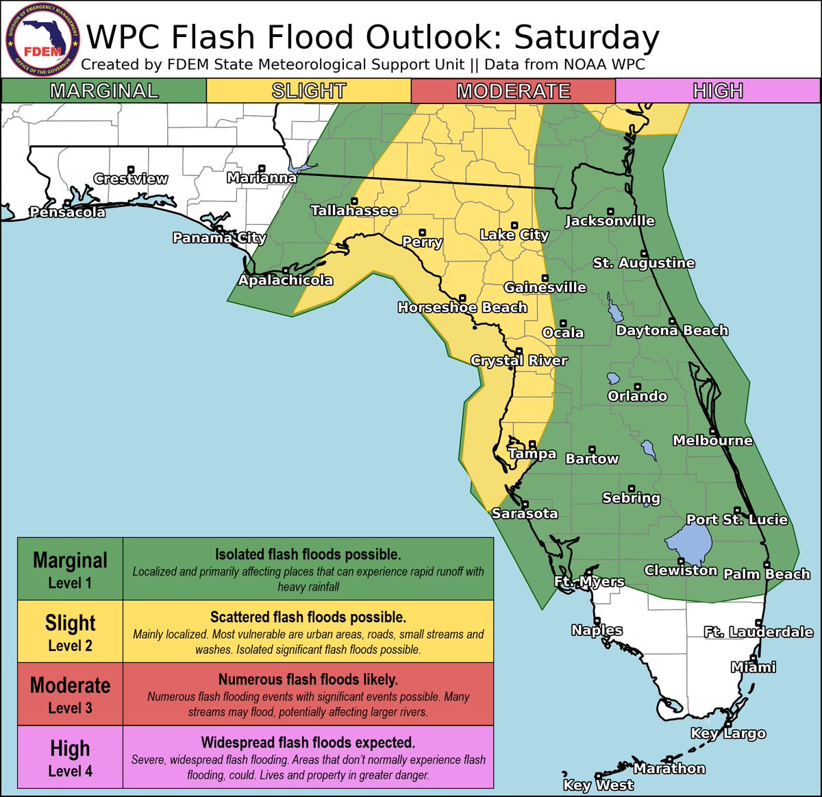 FLSERT's tweet photo. 🚨10/10: Following Hurricane #Isaias, flooding remains a concern, especially as additional outer bands continue to bring rain to North FL.

Numerous rivers in the western Panhandle are also forecasted to reach moderate to major flood stage today & tomorrow.

🌊 Flooding can be dangerous, hiding downed power lines, debris, damaged roads & other hazards.

⚠️ Never walk or drive through floodwaters.
🚗 Turn Around, Don't Drown!

Visit https://t.co/p1ksYRsn11 for the latest information.