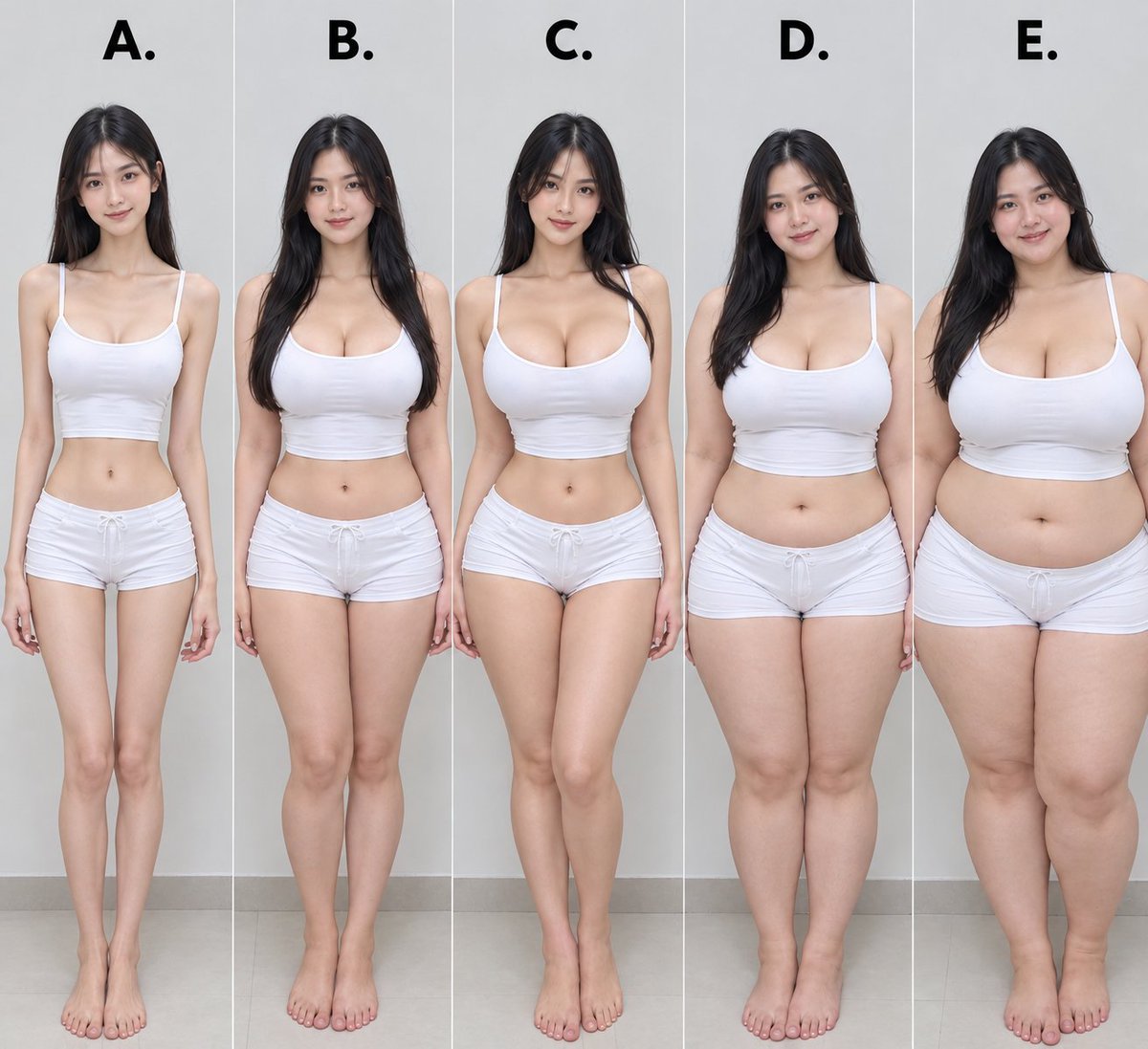 txtcewecanss's tweet photo. woman and their body shape. paling bagus cewe dengan body yg mana? https://t.co/WodENigkzo