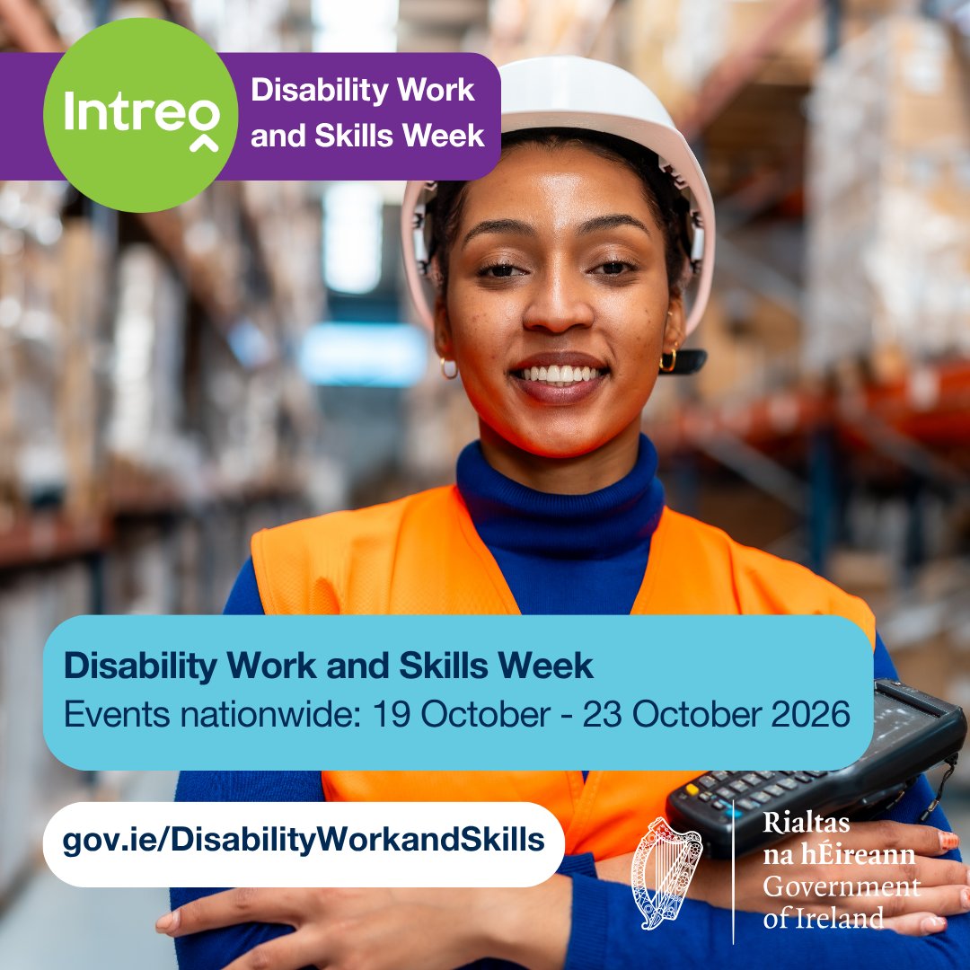 jobsireland's tweet photo. 📣Join Intreo Louth on the 23 October in Scotch Hall Shopping Centre Drogheda

🤝Come along whether you are seeking employment, returning to the workforce, or looking to develop new skills

✍Book your slot now https://t.co/lfwXOhalZa

#DisabilityWorkandSkills #Intreo #LouthJobs https://t.co/7CVN1H3fU6