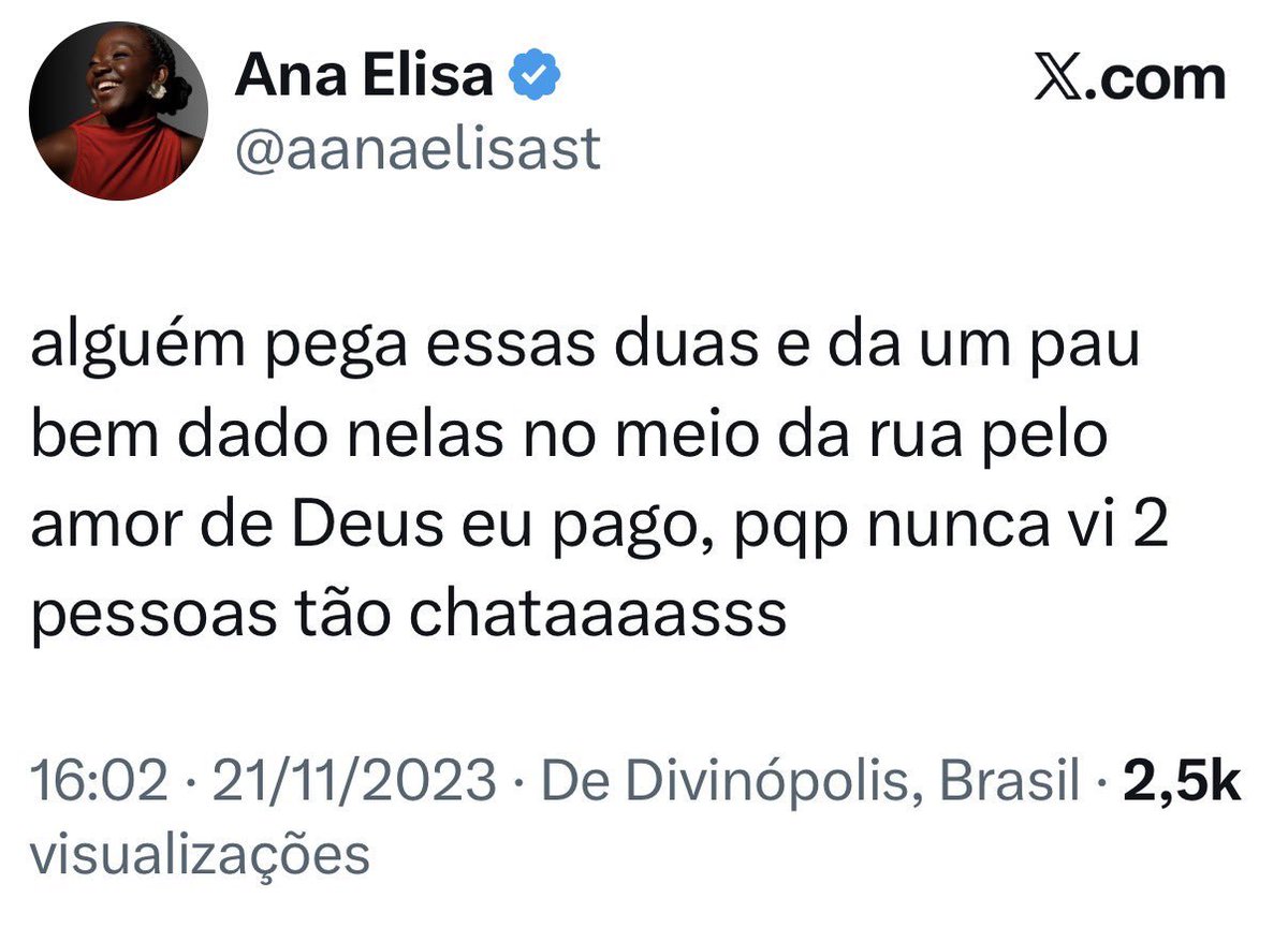 CanalFutboss's tweet photo. @grok qual contexto dessa postagem da ana elisa? https://t.co/gA1n3BD2TF