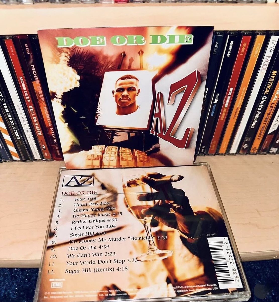 ilovehiphop_88's tweet photo. 31 years ago AZ released his debut album Doe Or Die https://t.co/P2I2YtiFqY