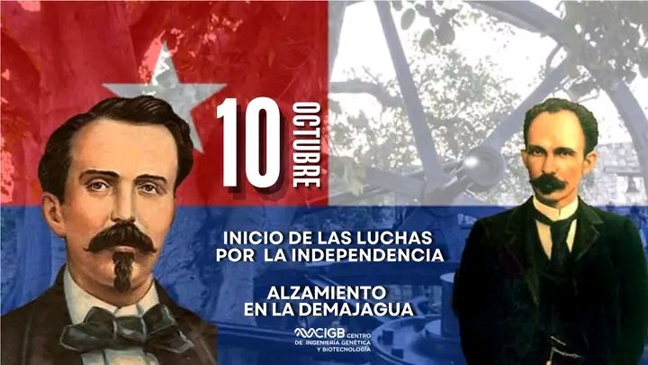 Reyesorkk's tweet photo. #HoyEnLaHistoria
10 de Octubre de 1868 inicio de las luchas por la independencia de #Cuba.  Aquel paso marcó el comienzo de una etapa decisiva de nuestra historia, impulsada por la voluntad de construir una nación soberana. 
#CubaViveEnSuHistoria https://t.co/pSFRie2EjM