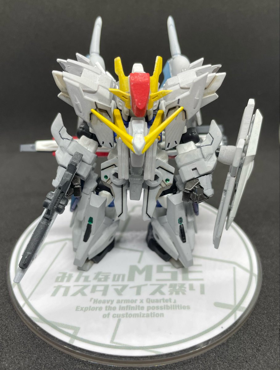 MSE307491220136's tweet photo. #みんなのMSEカスタマイズ祭り
#モビルスーツアンサンブル 
新作です。

きるけーの魔女見てたら、なんかクスィーの中にニューガンダムを感じたので、それっぽい外装を作りました。 https://t.co/7RfTWmboHj