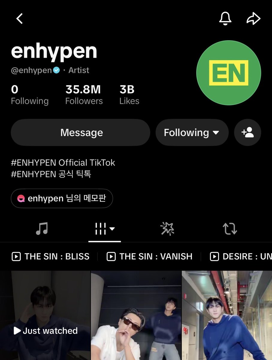 enhapopbase's tweet photo. ENHYPEN has surpassed 3B likes on TikTok. They’re the K-pop Act with the most likes in the platform. https://t.co/OqL89iyigP