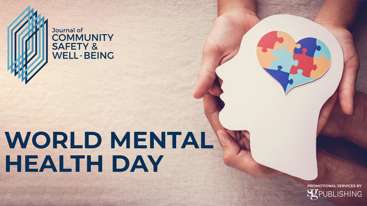 JournalCSWB's tweet photo. Today is World Mental Health Day. Since its inception, The JCSWB has published many in-depth pieces about #mentalhealth, and today we invite you to visit the website to learn more about its importance in #policing and the wider #community: https://t.co/kviN0E3YcY @NicheRMS https://t.co/fXBJbLMRqT